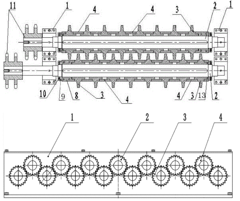 煤塊滾軸篩分機