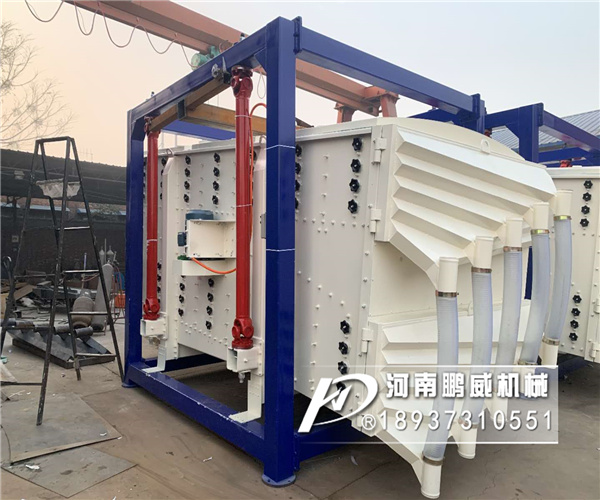 方形搖擺篩的運(yùn)動(dòng)原理圖