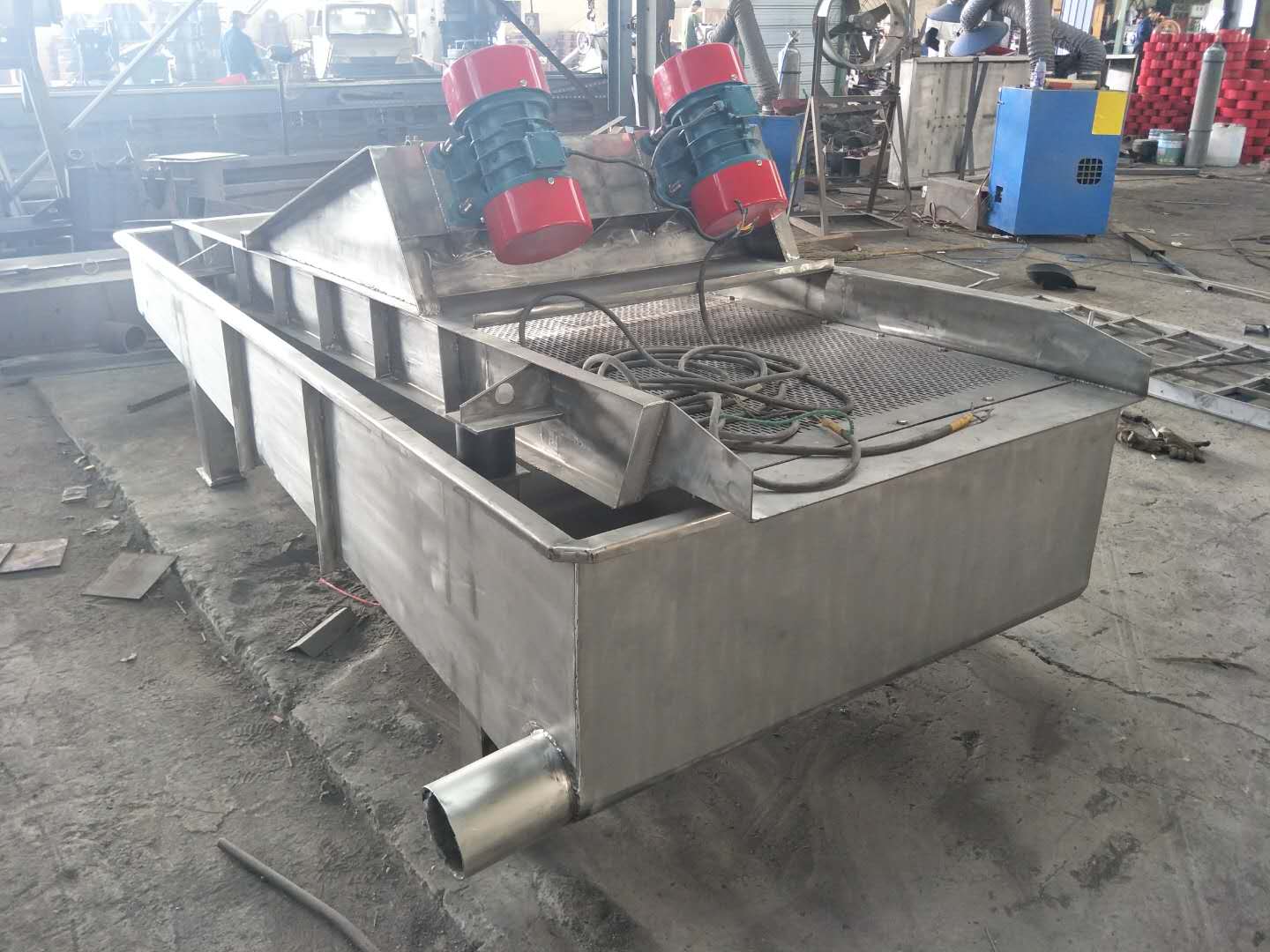 高頻直線篩振動(dòng)篩