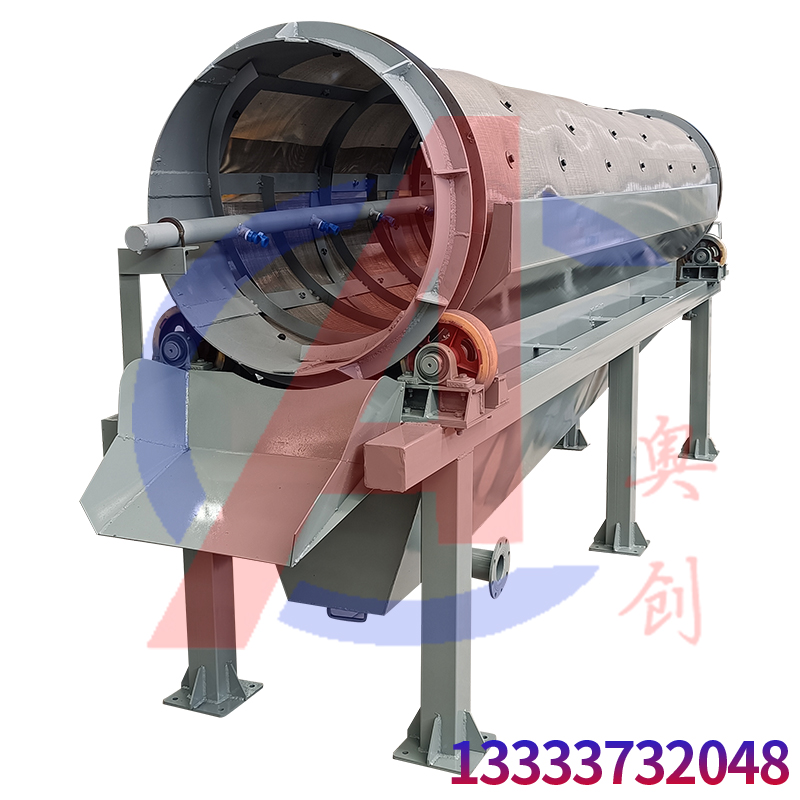滾筒篩對(duì)砂石水洗的篩分應(yīng)用